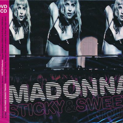 Madonna - Sticky & Sweet Tour (CD+DVD) (2008, digipack)